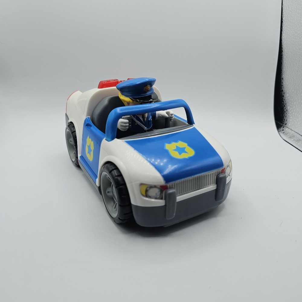 Toy Police Car with Officer Figure